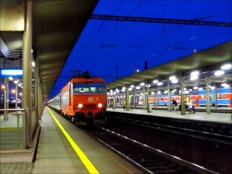 Ostrava-Svinov, odjezd nočního "Excelsioru" (zrušen k 14. 12. 2014) do Košic (7/2014)