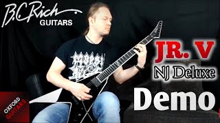 Video thumbnail for BC Rich JR. V NJ Deluxe guitar demonstration by Oxford Guitars