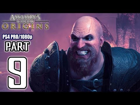Assassins Creed ORIGINS Walkthrough PART 9 (PS4 Pro) No Commentary @ 1080p HD ✔