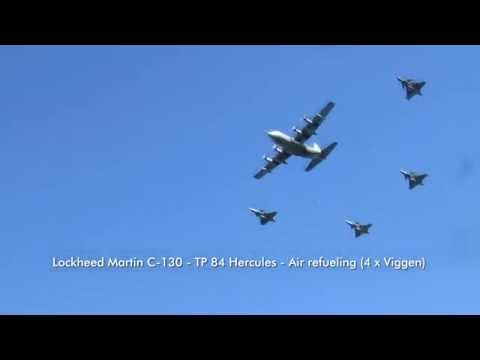 Flygdag 2016 Malmen Linköping - Airshow Highlights - Gripen, Viggen, Draken