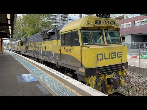 22/1/26 - QUBE 8464 departing Rhodes with QL010, QBX001, and QL013