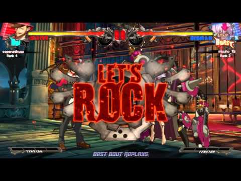 "Best Bout Replays" Guilty Gear Xrd - coperunikusu vs mizuho_1G  (1080p HD 60fps)