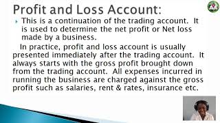 BUSINESS STUDIES OLUCHI REVISION ON TRADING, PROFIT AND LOSS ACCOUNT