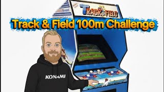 Track & Field 100m Dash Challenge set by @subliminalvcr #retrogaming #videogames #gamingchannel 