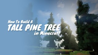 How To Build A Tall Pine Tree in Minecraft