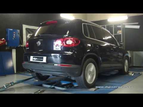 Reprogrammation Moteur VW Tiguan tdi 170cv @ 214cv Dyno Digiservices Paris