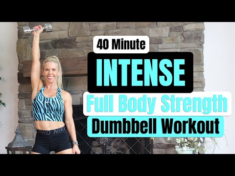 40 Minute Intense Full Body Strength | Single Dumbbell Workout | Burn Fat, Add Muscle!!