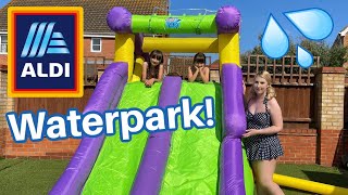 WE MADE AN ALDI WATERPARK IN OUR GARDEN!