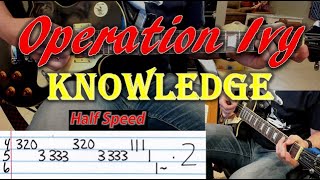 How To Play "Knowledge" by Operation Ivy - Guitar Lesson (with guitar tab!)