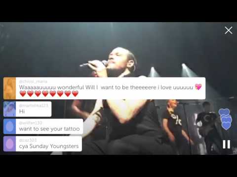 Will Young - Switch It On - Live Stream Periscope at Oxford New Theatre