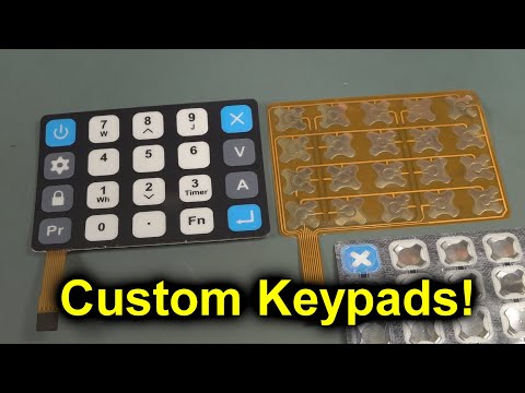 Control panel membrane keyboards