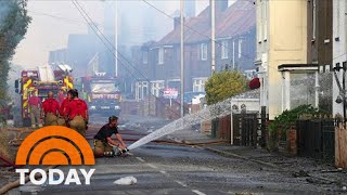 Record-Setting Heat Wave Fuels Raging Fires Across London