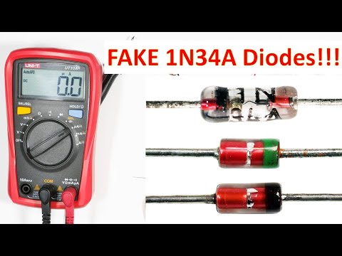 Crystal Radio Fake 1N34A Diodes! Easy Test (4K)