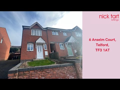 2 Bedroom End-Terrace House to Rent in Aqueduct - 6 Anselm Court, TF3 1AT