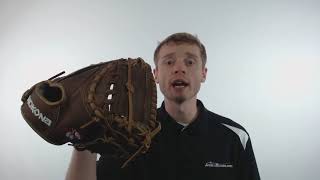 Video thumbnail: Nokona Walnut 33" Catcher's Mitt: W-3300C