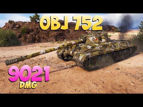 Obj 752 - 6 Kills 9K DMG - Soft but heavy! - World Of Tanks