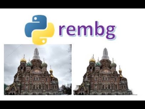 Python remove images background (REMBG) | How to remove images background with Python