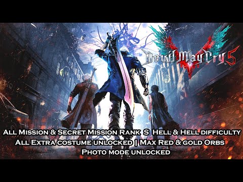 [PS4] Devil Macy Cry 5 | All Mission & Secret Mission Rank S - Hell & Hell | All Extra Unlocked Save