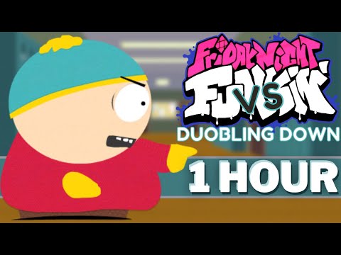 DUOBLING DOWN - FNF 1 HOUR Perfect Loop (Kyle vs Cartman I Doubling Down South Park Kenny Dies)