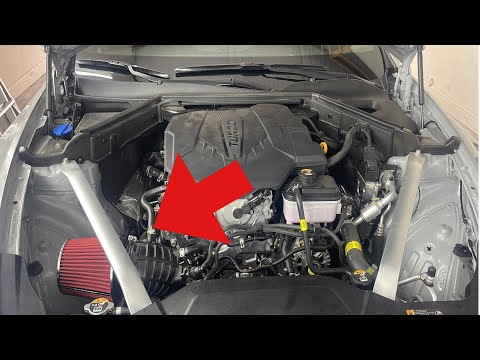 Installing a performance air filter in my Kia Stinger gt-line (2022) - MAKES A DIFFERENCE!