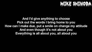 Mike Shinoda ft. blackbear - About You [Lyrics]