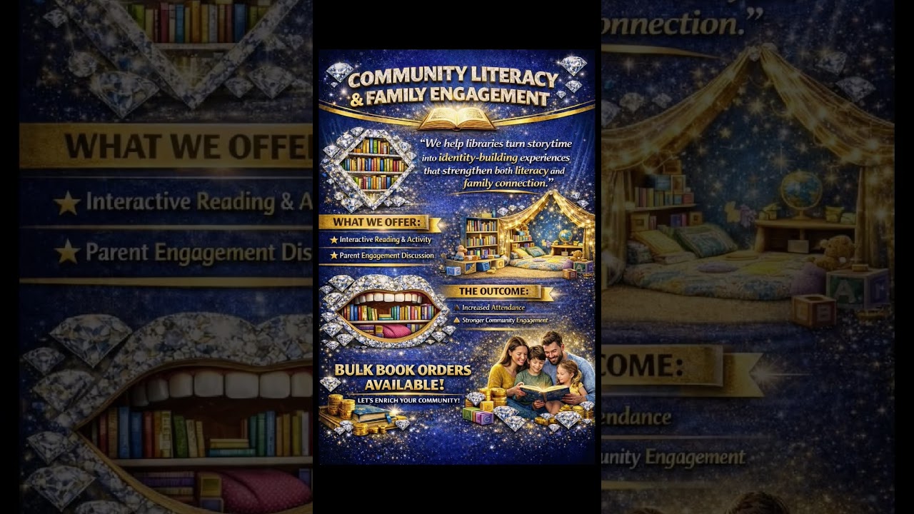 Let's enrich your community #libraries #community #family #engagement #personaldevelopment