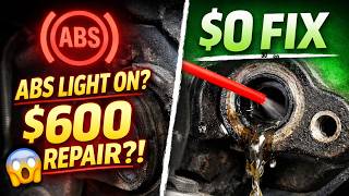 Fix ABS Light Fast Without Removing Wheels (Clean Magnetic Tone Ring in Minutes!)