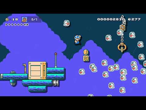 Boom Boo Barge by Ludakrzys - Super Mario Maker 2 - No Commentary 1bz