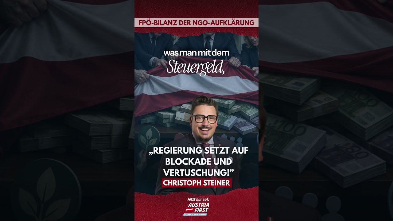 Regierung setzt auf Blockade und Vertuschung! Christoph Steiner
