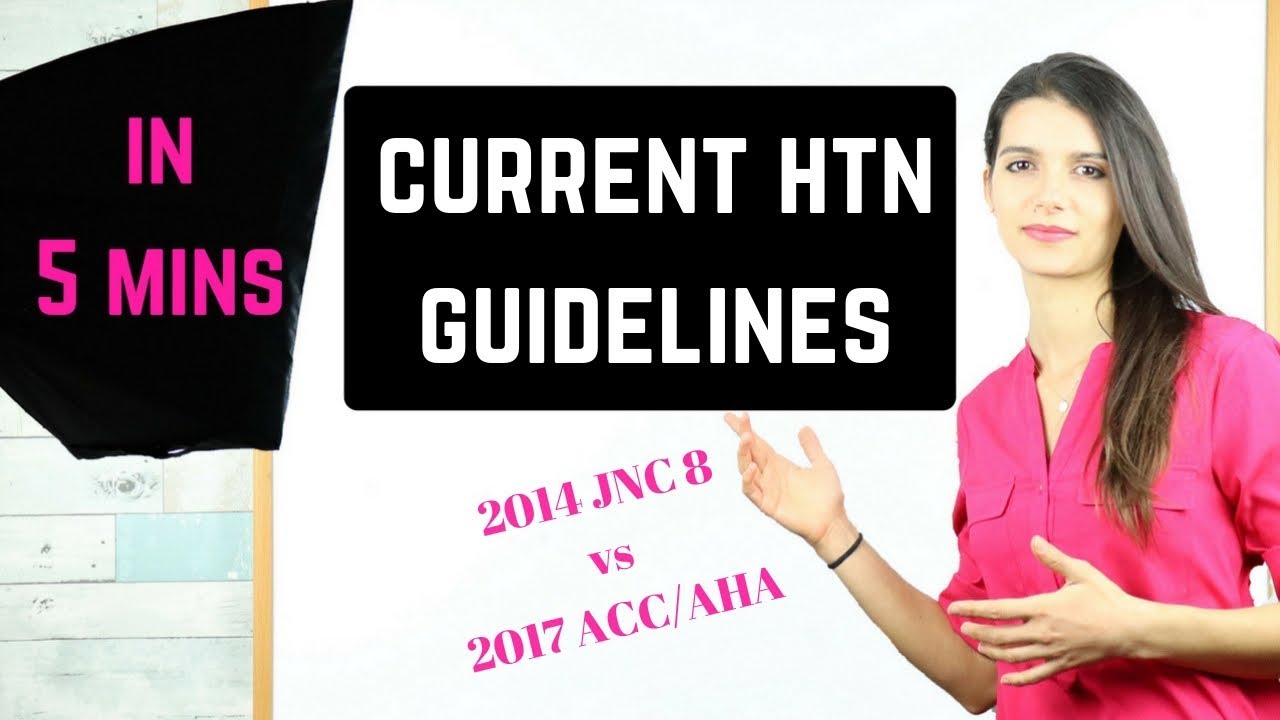 Current Hypertension Guidelines (JNC 8 vs. 2017 AHA/ACC)