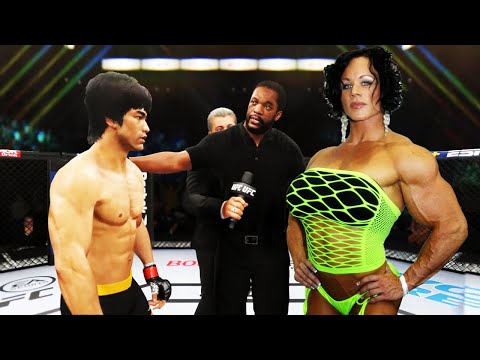 PS5 | Bruce Lee vs. Super Muscular Big Girl (EA Sports UFC 4)