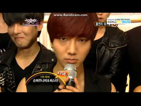 [HD] 120713 Super Junior - Top 2 (Waiting Room) @ KBS Music Bank