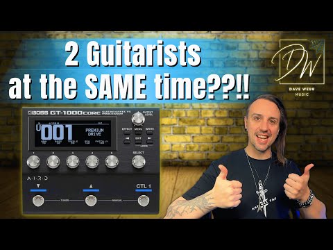 How To Run 2 Guitars AT THE SAME TIME In The GT-1000 Core