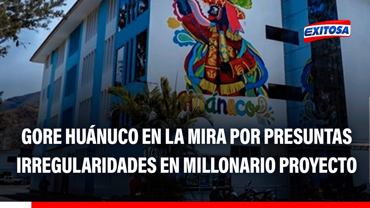 🔴🔵 GORE Huánuco EN LA MIRA por presuntas irregularidades en proyecto: "Han solicitado fiscalización"