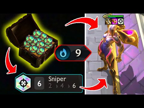 Mercenary Cash Out! = Kai'sa 3 Star + 6 Sniper Full crit | One-shot everything | TFT Set 6.5