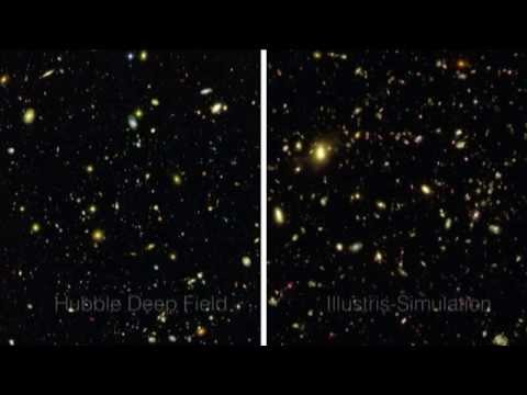 Wie Galaxien im Großrechner entstehen: Die Illustris-Simulation