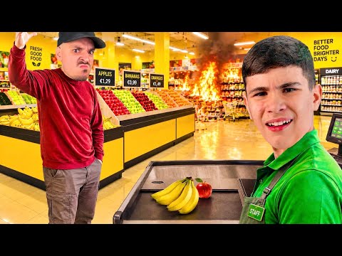РАБОТЯ 24 ЧАСА В МАГАЗИН, НО КРИСКАТА МИ Е ШЕФ!
