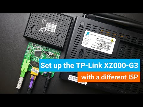 I use the TP-Link XZ000-G3 with a different ISP
