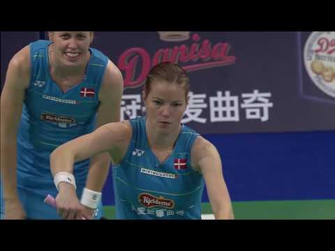 Yonex Denmark Open 2016 | Badminton QF M4-WD | Juhl/Ped vs Jung/Shin