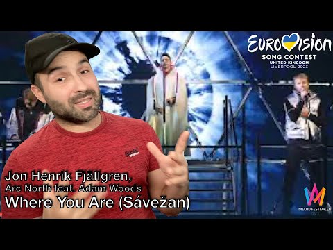 Reaction 🇸🇪: Jon Henrik Fjällgren, Arc North feat. Adam Woods - Where You Are (Sávežan)