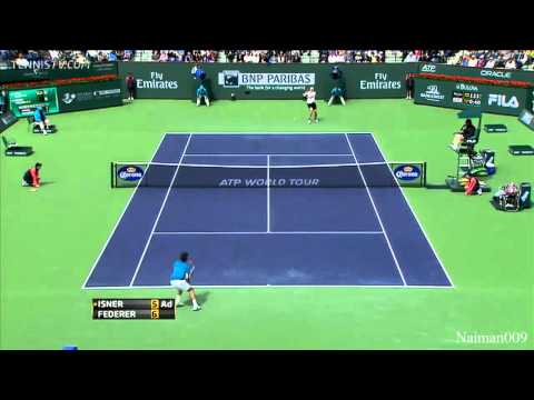 Indian Wells 2012 - Roger Federer vs. John Isner (HD)