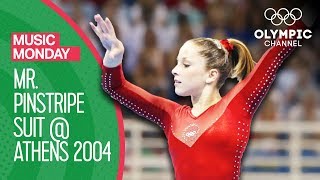 Carly Patterson&#39;s gold medal routine to Mr. Pinstripe Suit! | Music Monday