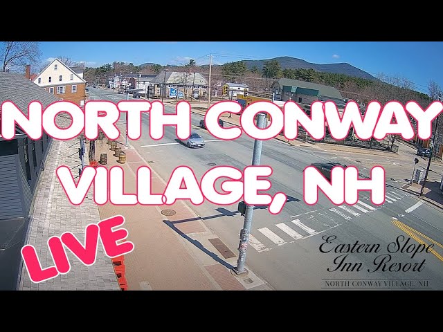 Live webcam view of North Conway Village Main Street