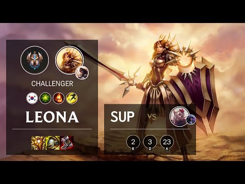 Leona Support vs Rakan - KR Challenger Patch 11.24b