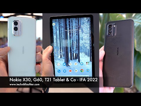 Nokia X30, G60, T21 Tablet & Co - IFA 2022