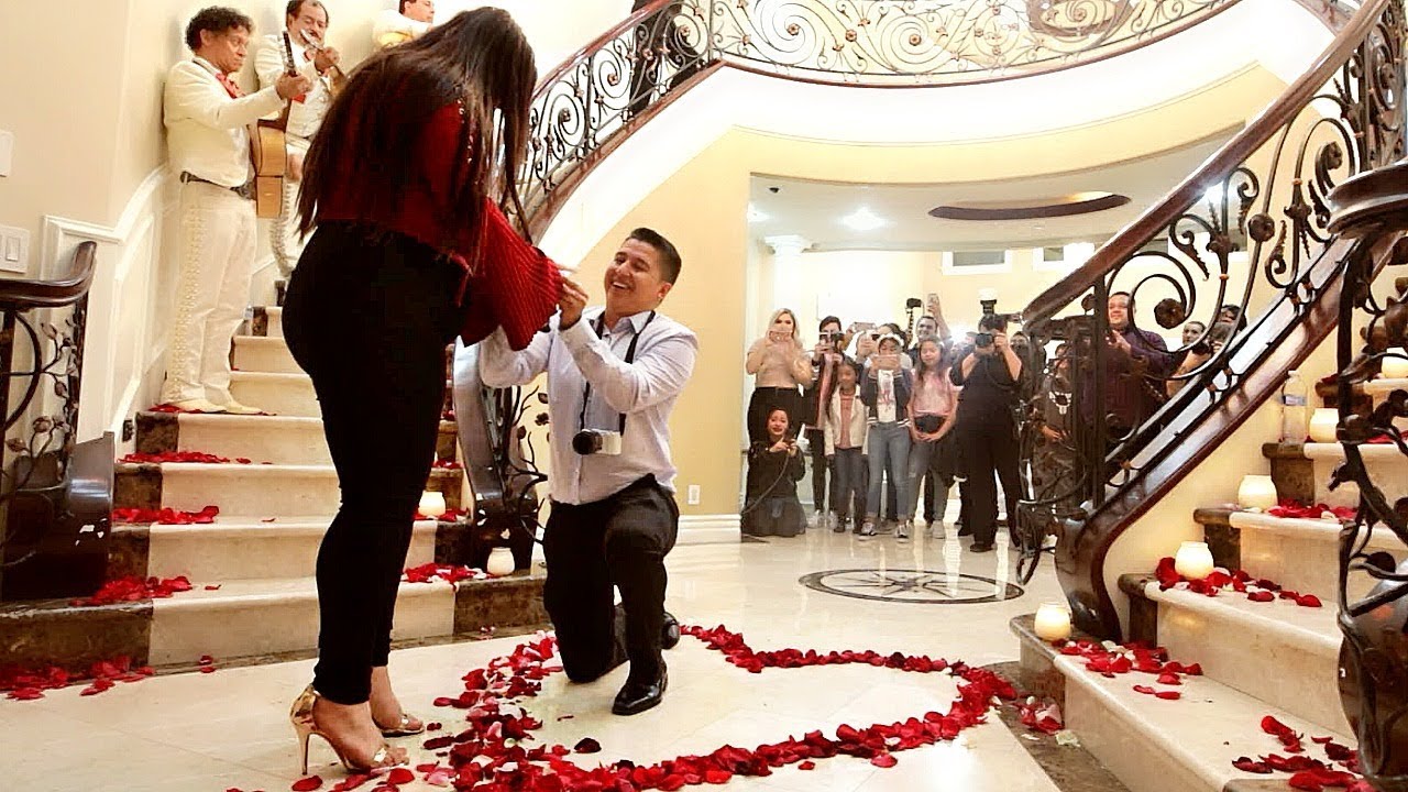 SURPRISE MARRIAGE PROPOSAL! Our 5 Year Love Story ♥