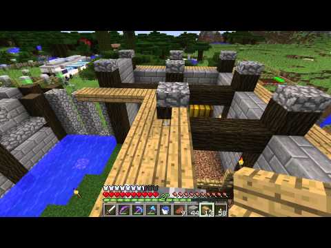 Mindcrack - S5 E2 - Mob Grinder and Stables