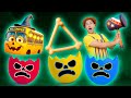 The Halloween Wheels on the Bus 🎃🚌 | Surprise Egg Kids Song | Tigi Boo