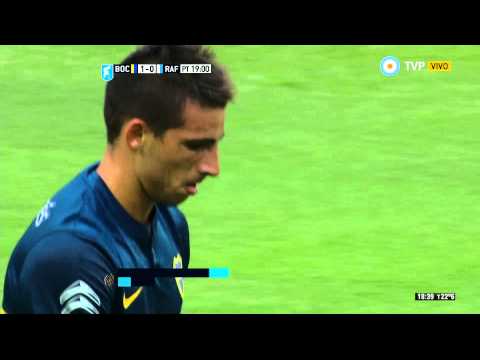 Gol de Calleri. Boca 1 - Atlético Rafaela 0 | Primera División 2015 - Fecha 3