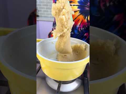 How Nigerians make Eba! Which method do you use? #100dayshorts